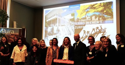 Media Tour Atout France novembre 2023, il team della Costa Azzurra