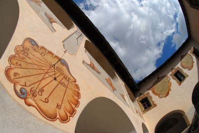 Monastero di Saorge, il chiostro affrescato