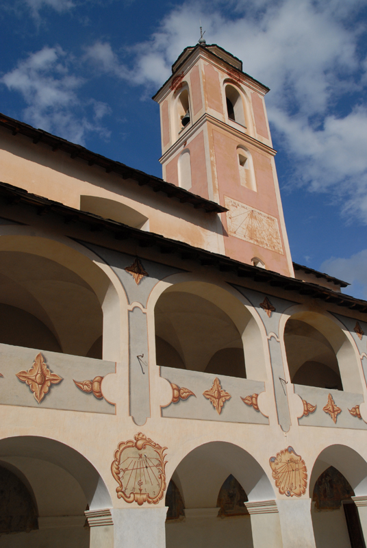 Monastero di Saorge, il chiostro su affacciano le celle