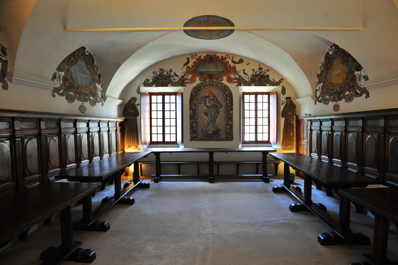 Monastero di Saorge, il refettorio