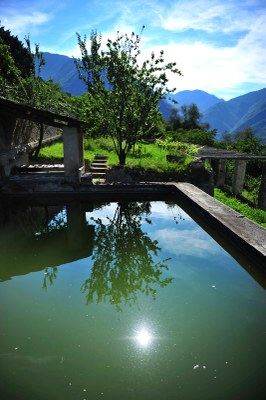 Monastero di Saorge, lavatoio e vasca