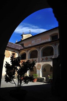 Monastero di Saorge, particolare del chiostro