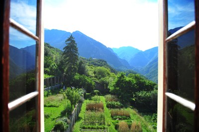Monastero di Saorge, vista sullì'orto