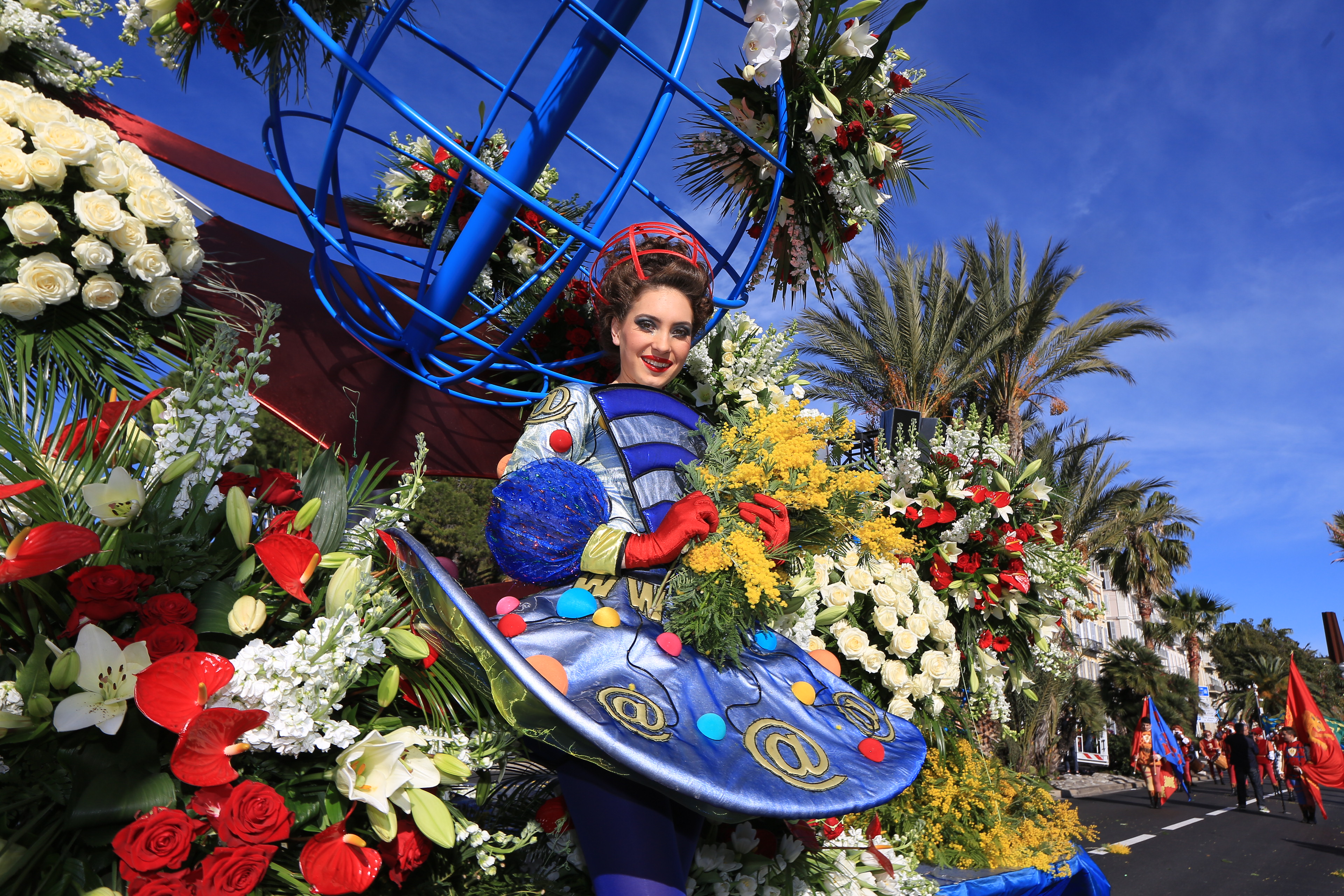 Nizza, battaglia dei fiori al Carnevale - Foto: © J. Kelagopianf, OTC Nice