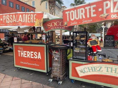 Nizza, il banco della socca di Thérésa