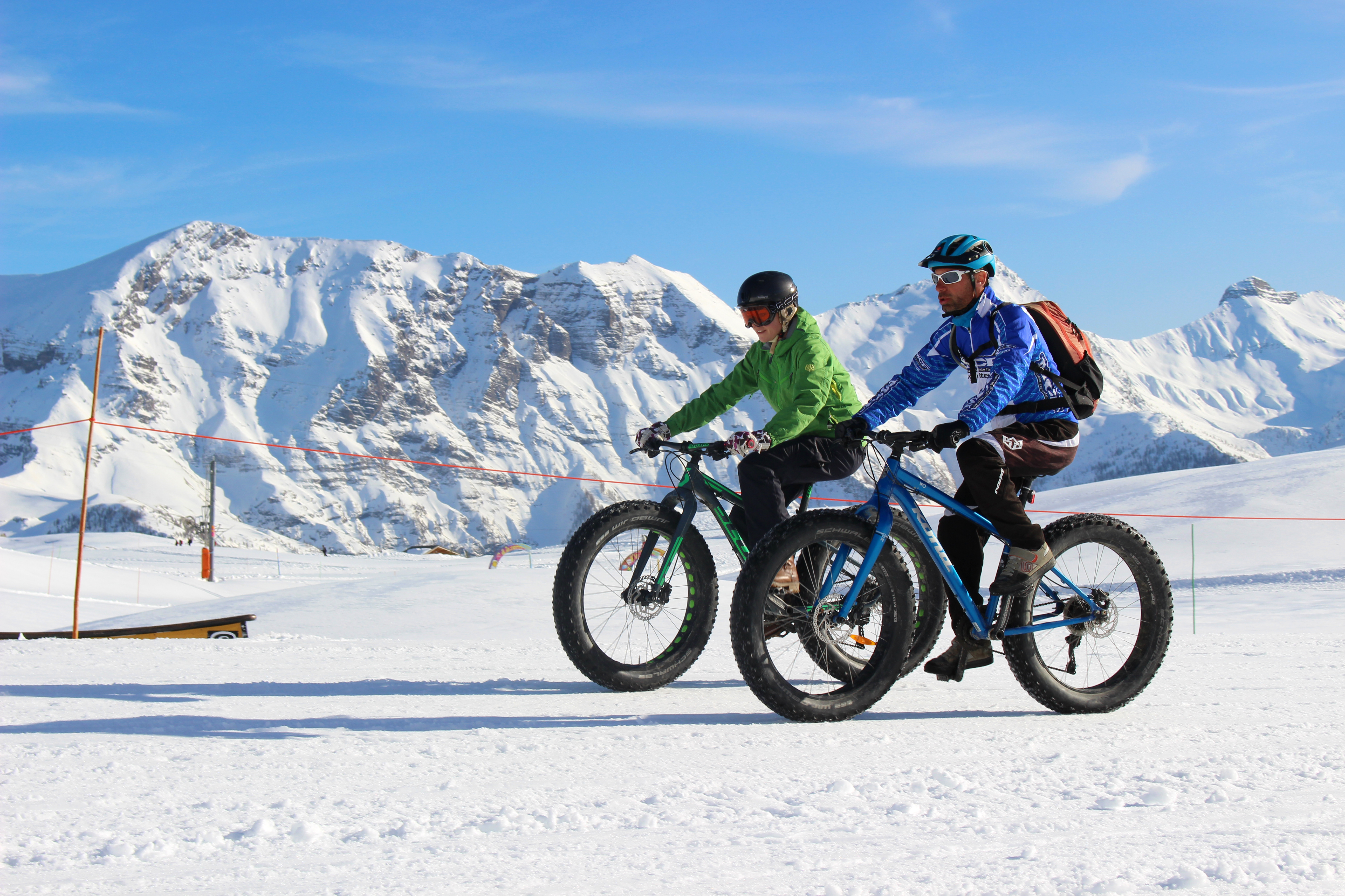 Orcières, fatbike, M. Vanderhaeghe @ Gilles Bron