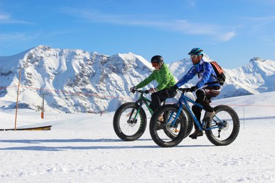 Orcières, fatbike, M. Vanderhaeghe @ Gilles Bron