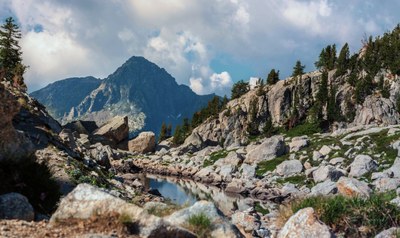 Paesaggio nel Parco del Mercantour