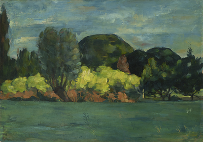 Paul Cezanne, Bosquet au Jas de Bouffan, Hiroshima Museum of Art, Japon