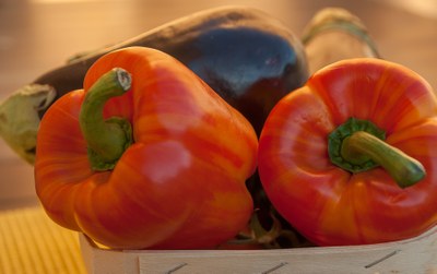 Peperoni e melanzane