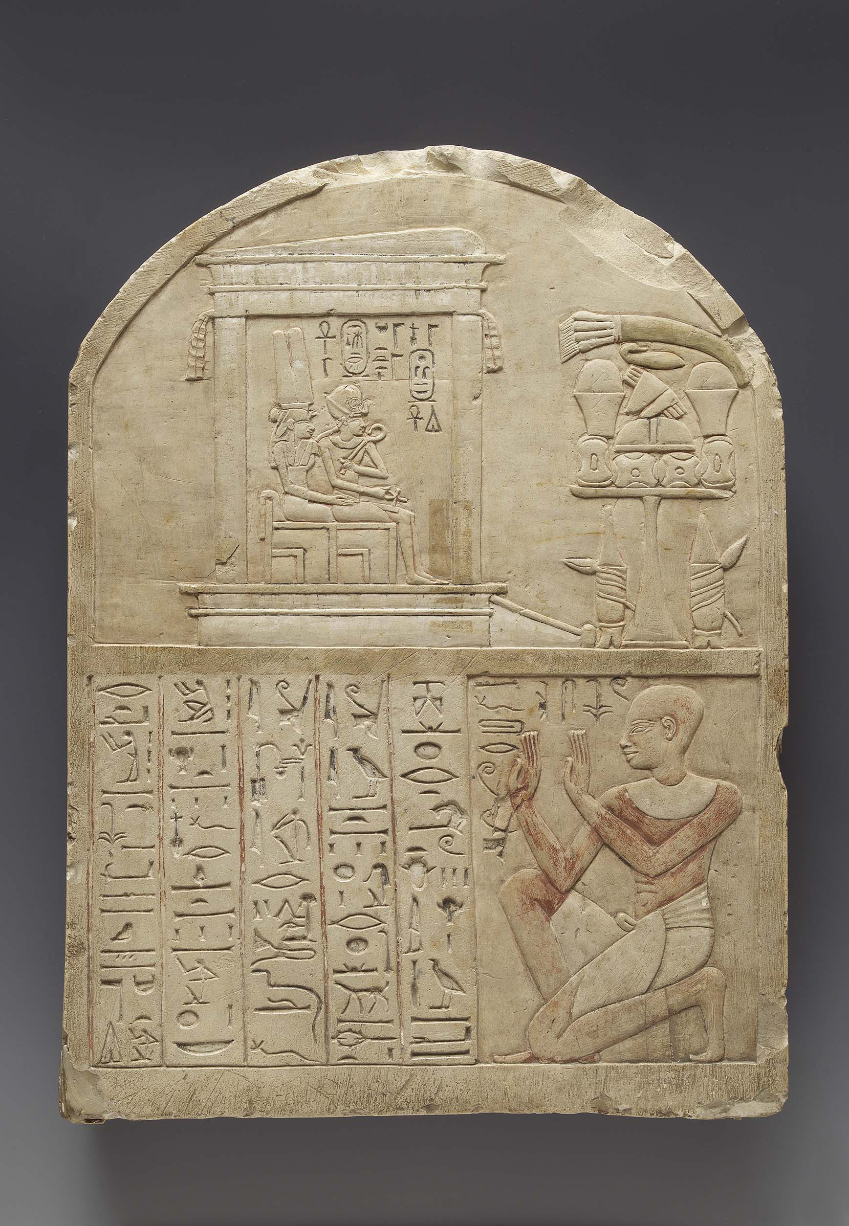 Pharaons Superstars - Stele Ahmosis Ahmes Nefertary © Calouste Gulbenkian Foundation Musee C Gulbenkian ph C.G. Ferreira