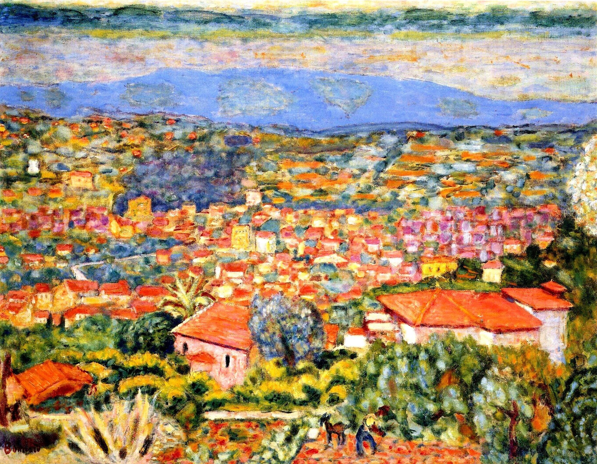 Pierre Bonnard, veduta di Le Cannet