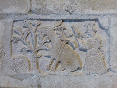 Priorato di Salagon, decoro all'interno della chiesa