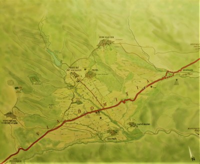 Priorato di Salagon, museo, tracciato dell'antica Via Domitia