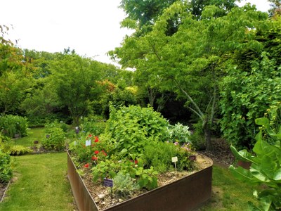 Priorato di Salagon, particolare dei giardini