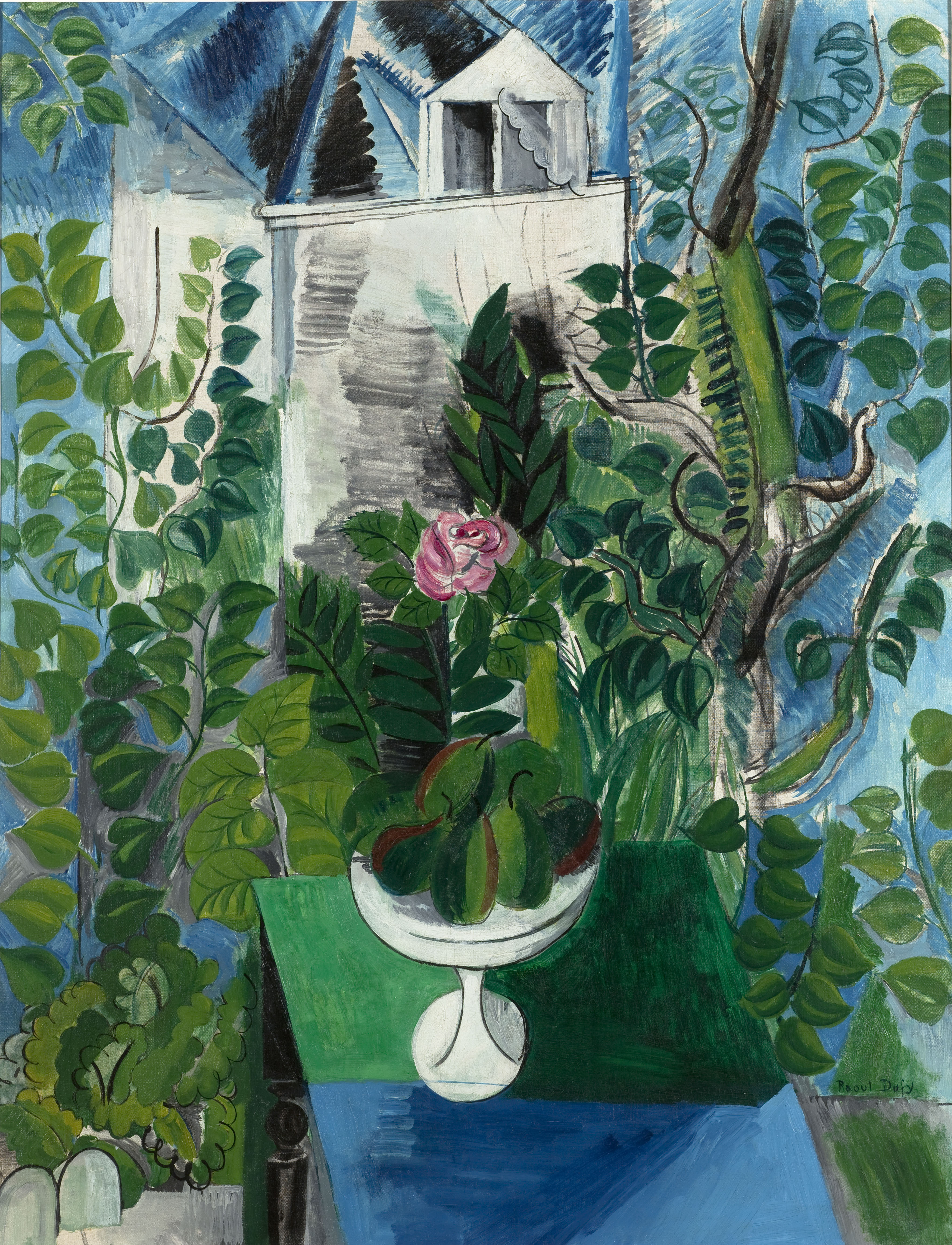 Raoul Dufy, Maison et jardin, 1914, photo Paris Musées Musée d'Art Moderne © Adagp, Paris, 2022