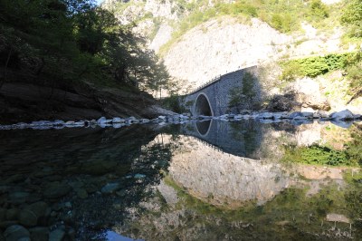 Saorge, la località del bagno del semita