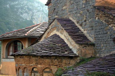 Saorge, Madonna del Poggio, i tetti
