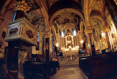 Saorge, Saint Sauveur, interno