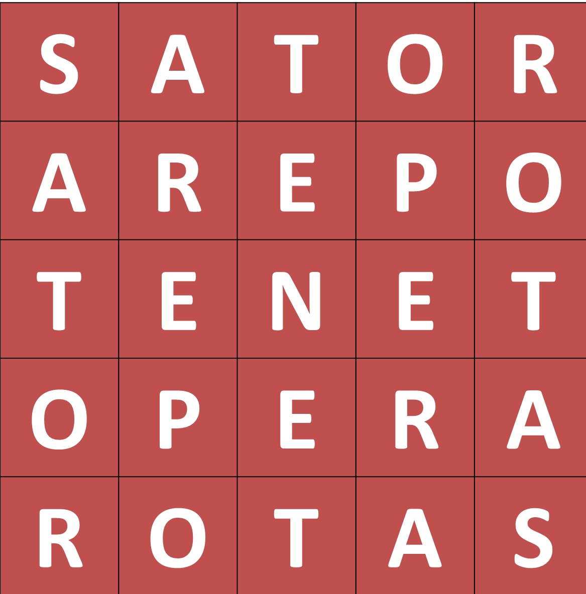 SATOR AREPO TENET OPERA ROTAS