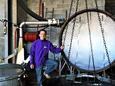 Sault, Aroma'Plantes, Laurent Tourenc allo stoccaggio della lavanda