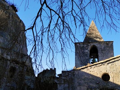 Scorcio del villaggio di Les Baux