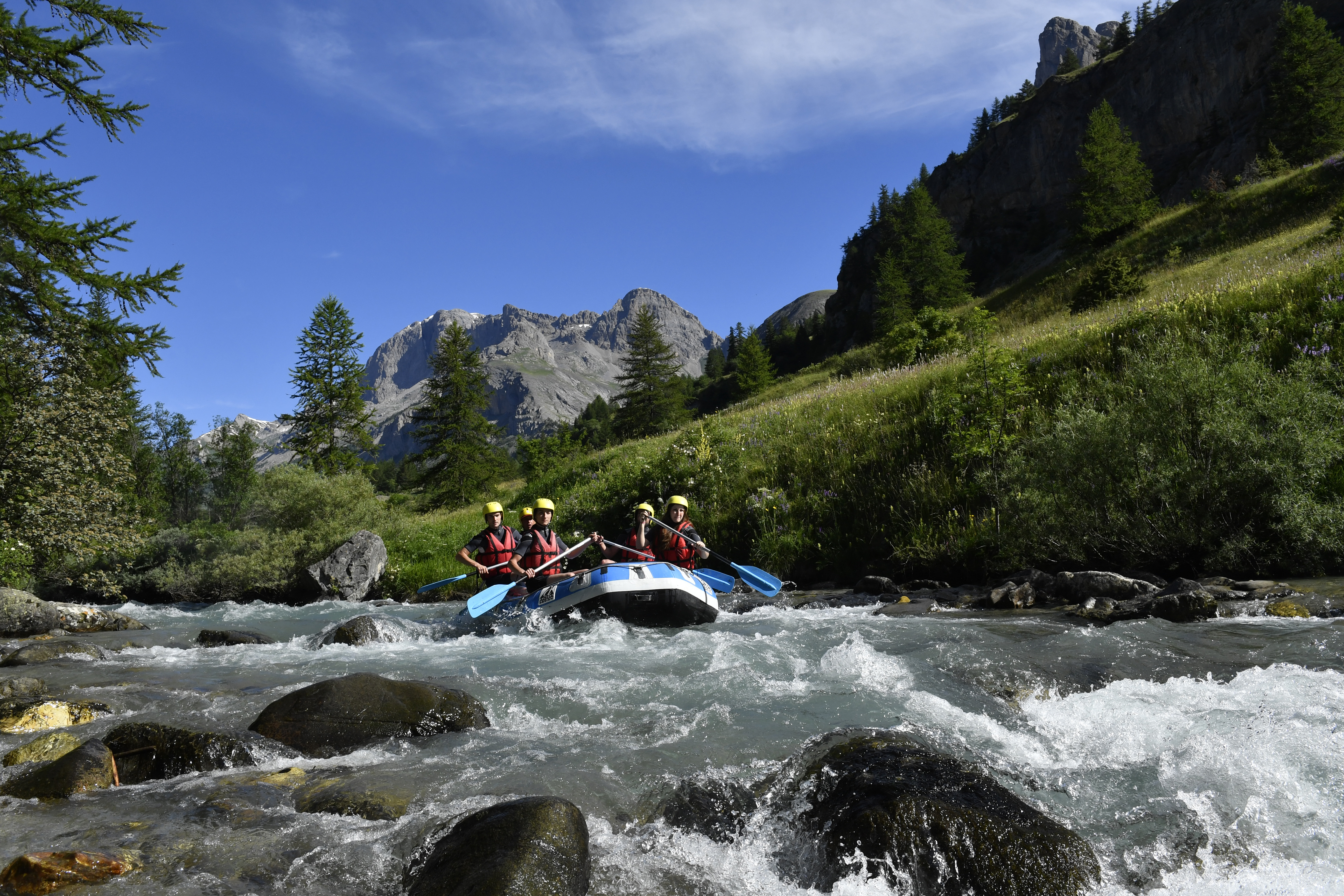 Serre Chevalier Vallée Briançon, rafting © Zoom
