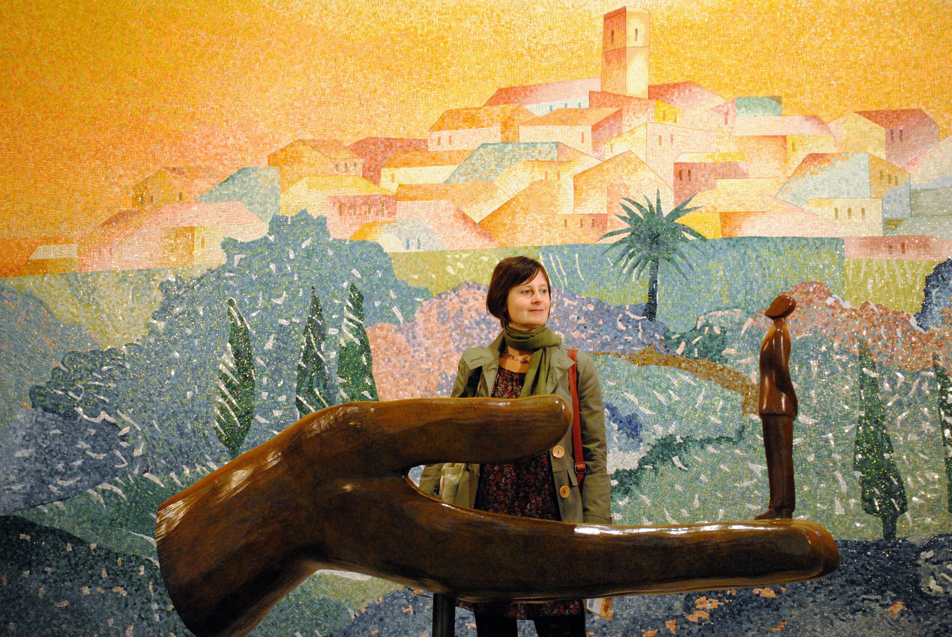 Silvia C. Turrin a Saint-Paul-de-Vence