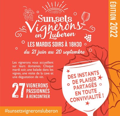 Sunsets vignerons en Luberon 2022