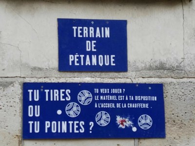 Terrain de pétanque