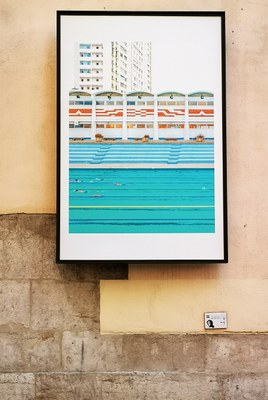 Tolone, poster nella Rue des Arts