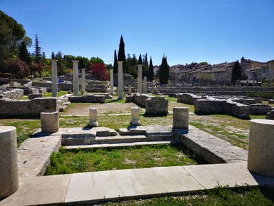 Vaison-la-Romaine, sito La Villasse, vista d'insieme