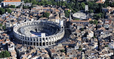 Veduta aerea di Arles © Lionel Roux