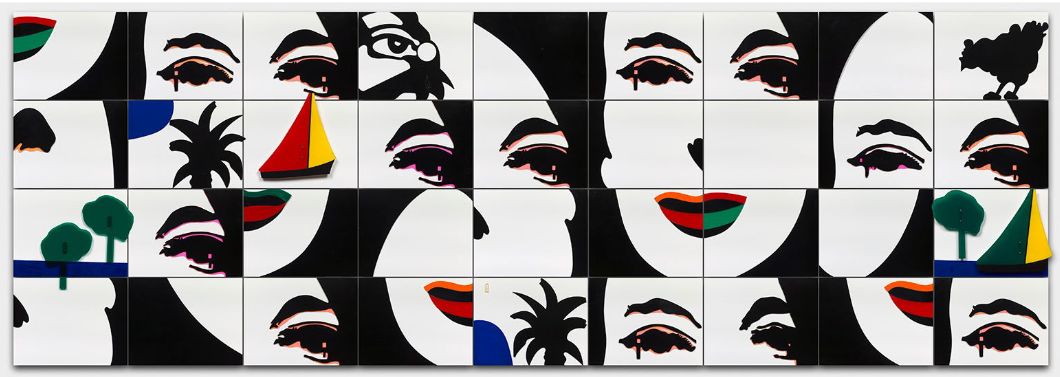 Villa Carmignac, Martial Raysse, Faire et Défaire Pénélope that's the rule, 1966 Collection Carmignac © Adagp, Paris, 2022