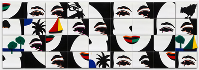 Villa Carmignac, Martial Raysse, Faire et Défaire Pénélope that's the rule, 1966 Collection Carmignac © Adagp, Paris, 2022