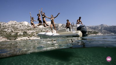 Voglia di tuffi in un  mare cristallino